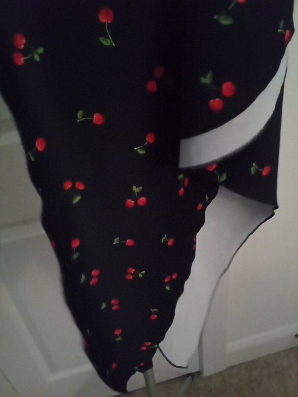 old navy Cherries on Navy background swim wrap